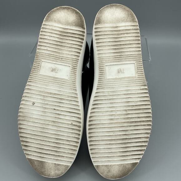 Joy Performance Comfort Leather Sneakers with Podiatric Insoles Black Size 7.5W - Picture 9 of 11